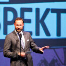 15 September: The Crown Prince and Crown Princess attend the Youth Conference Respect. Crown Prince Haakon adresses the conference (Photo: Håkon Mosvold Larsen / Scanpix)